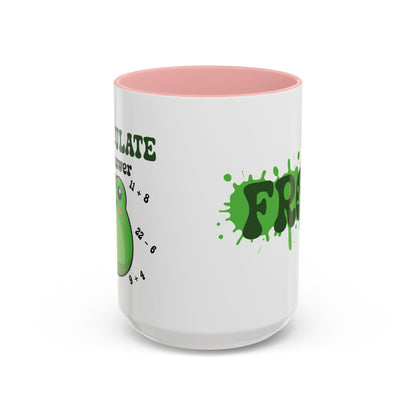 Croak-ulate the Answer Math Teacher Frog Lover Gift Coffee Mug Ceramic