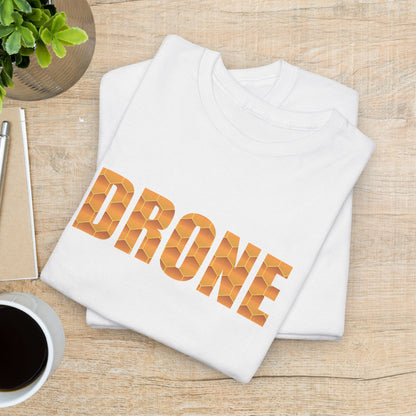 Drone Sweet As Honey  Honeycomb Word Art Design Unisex T Shirt