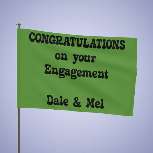 Personalized Flag Banner Small Medium & Large