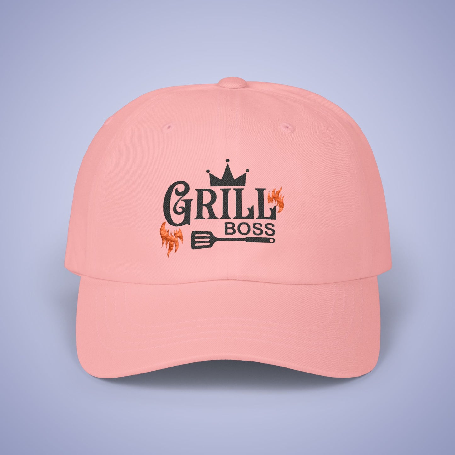 Grill Boss Embroidered Classic Dad Cap Unisex Black Embroidery Gift