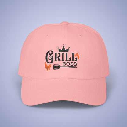 Grill Boss Embroidered Classic Dad Cap Unisex Black Embroidery Gift