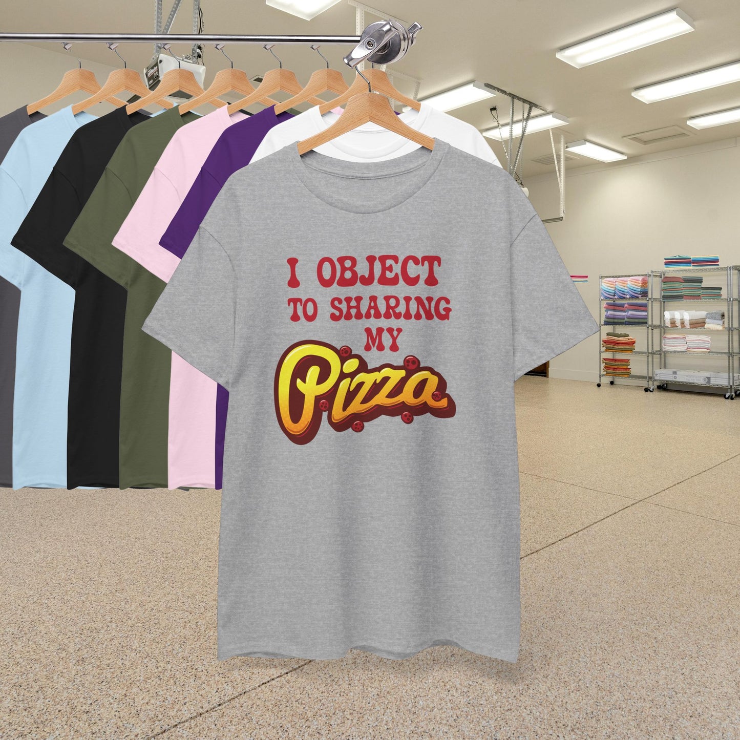 I Object to Sharing My Pizza Lover Graphic Art Lawyer Funny Unisex T Shirt