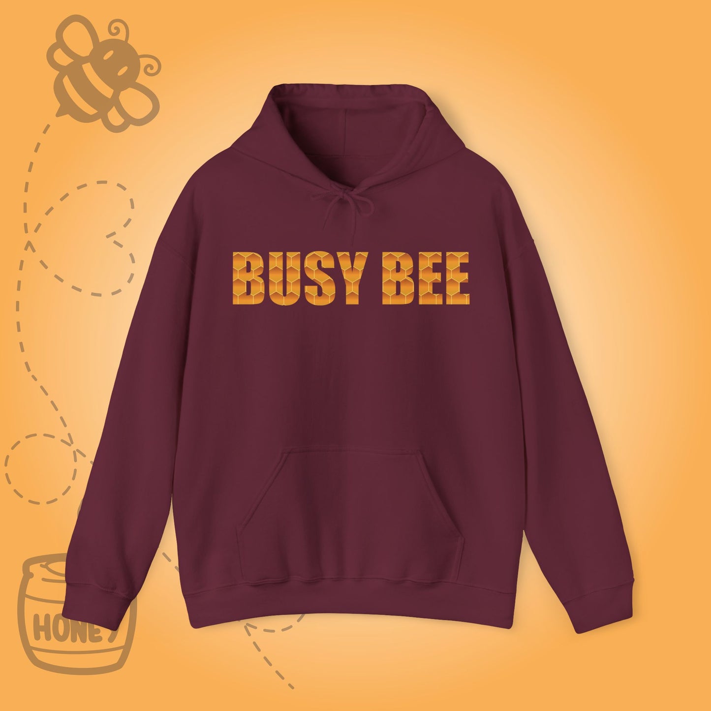 Busy Bee Unisex Hoodie Sweatshirt