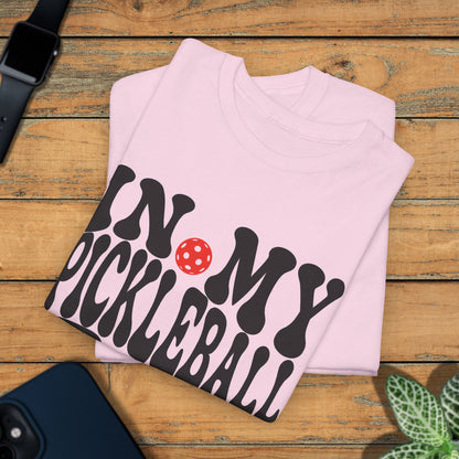 In My Pickleball Era Funny Pickleball T Shirt Black Graphic Design