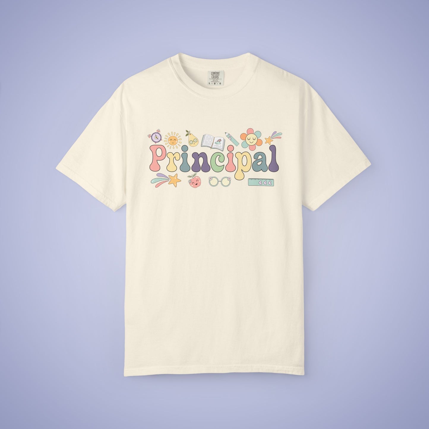 Principal Teacher T Shirt Retro Comfort Colors Unisex Back to School