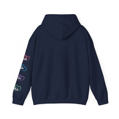 This Mother Wears her Heart on her Sleeve Unisex Hoodie Personalized