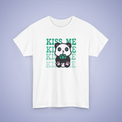Kiss Me Panda Lover National Panda Day Unisex T Shirt