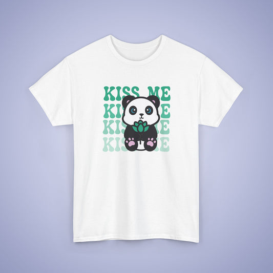 Kiss Me Panda Lover National Panda Day Unisex T Shirt