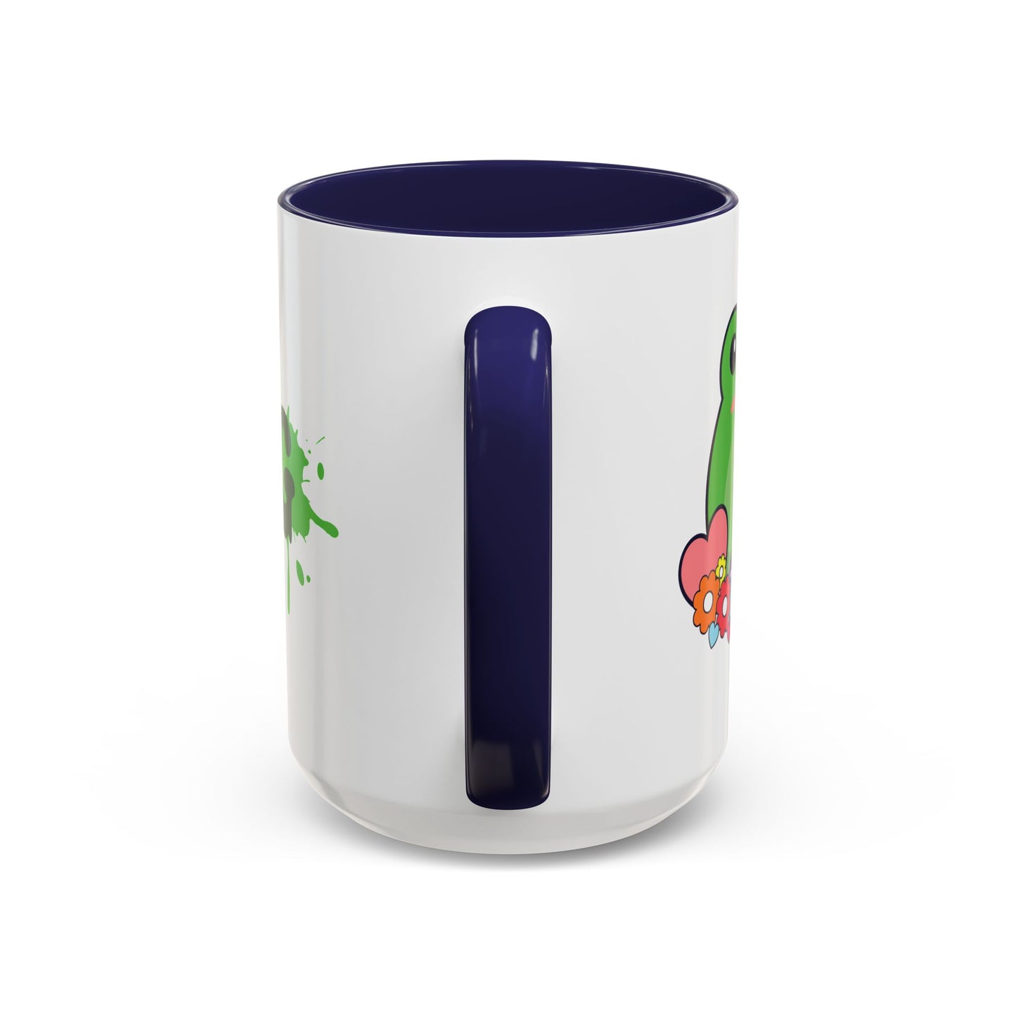 Flower Frog Lover Gift Coffee Mug Ceramic