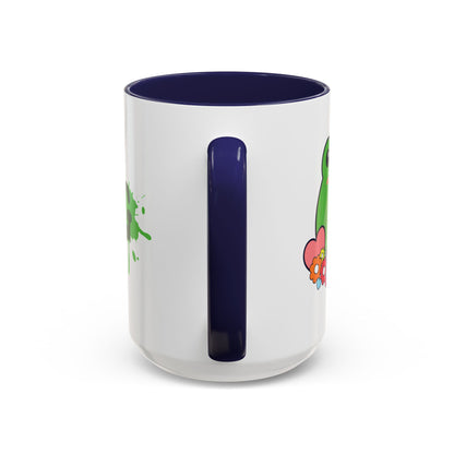 Flower Frog Lover Gift Coffee Mug Ceramic