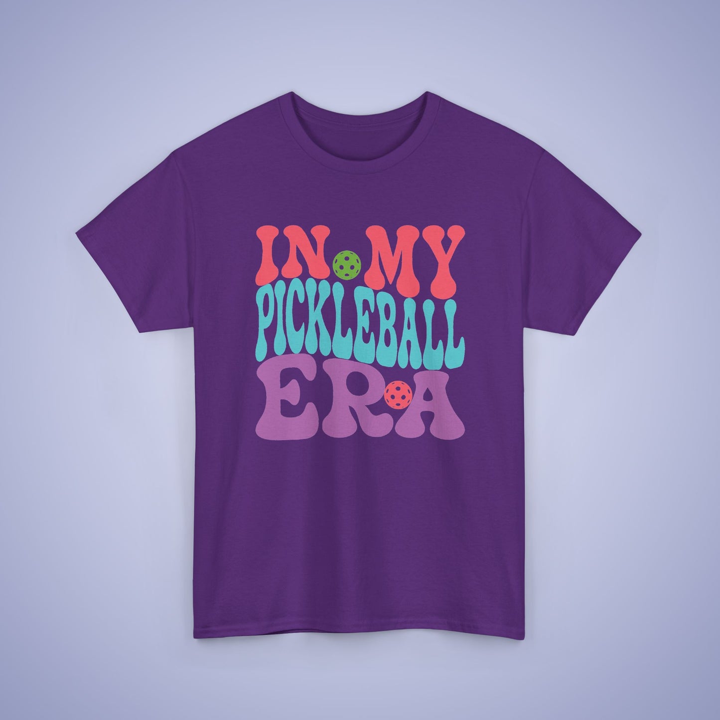 In My Pickleball Era Funny Pickleball T Shirt Coloured Graphic Design