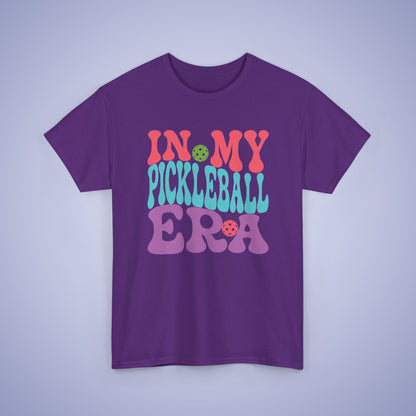 In My Pickleball Era Funny Pickleball T Shirt Coloured Graphic Design