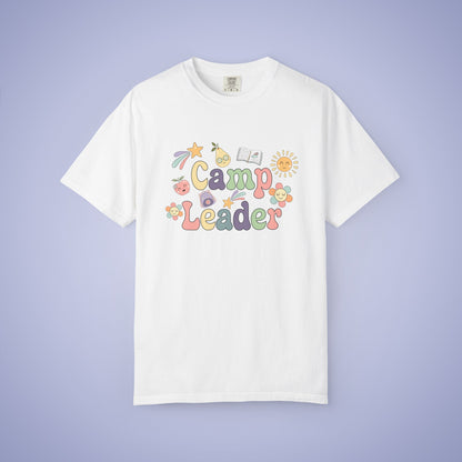 Camp Leader Teacher T Shirt Retro Comfort Colors Unisex Back to School