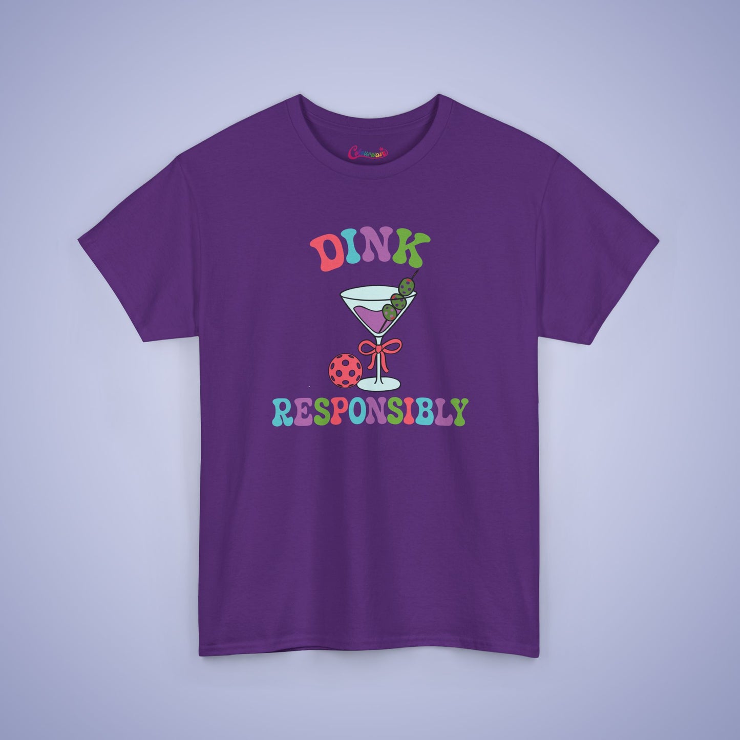 Dink Responsibly Pickleball Lover Drinking Gift Tee Graphic Design T Shirt