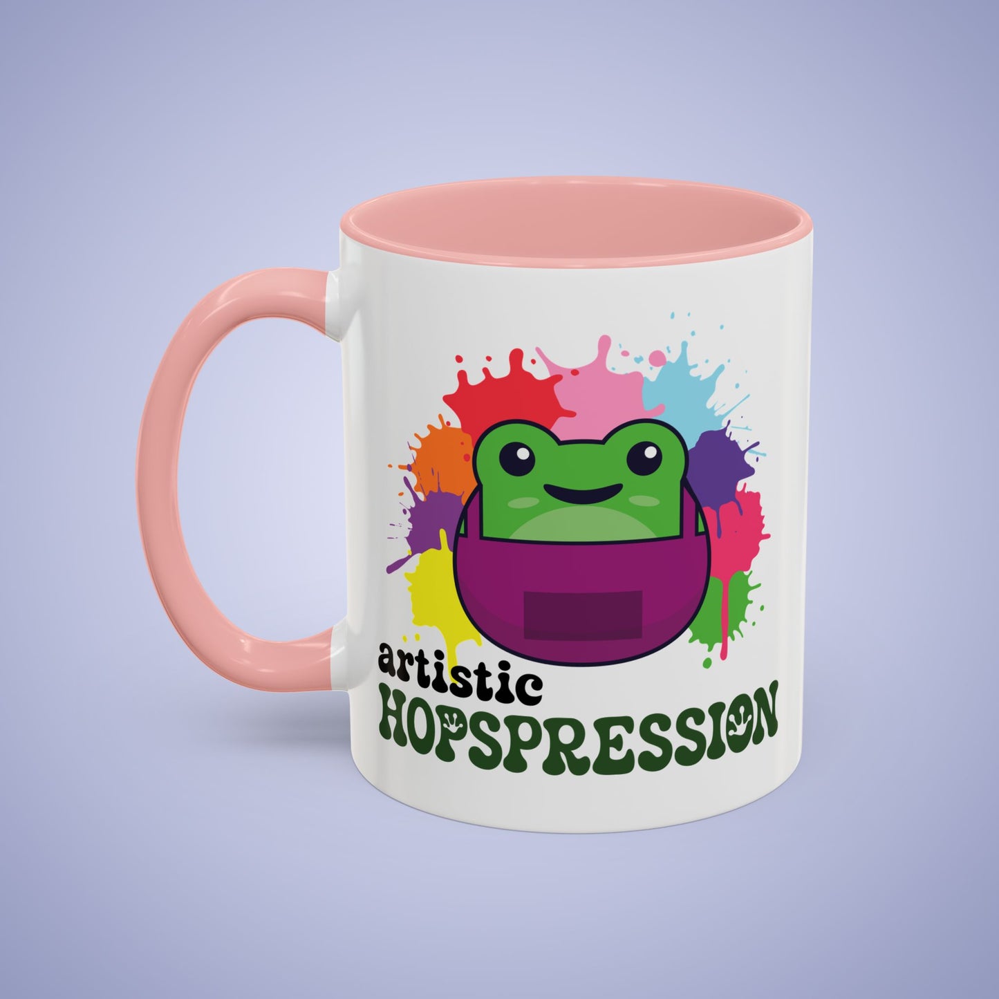 Artist Frog Lover Gift Coffee Mug Ceramic