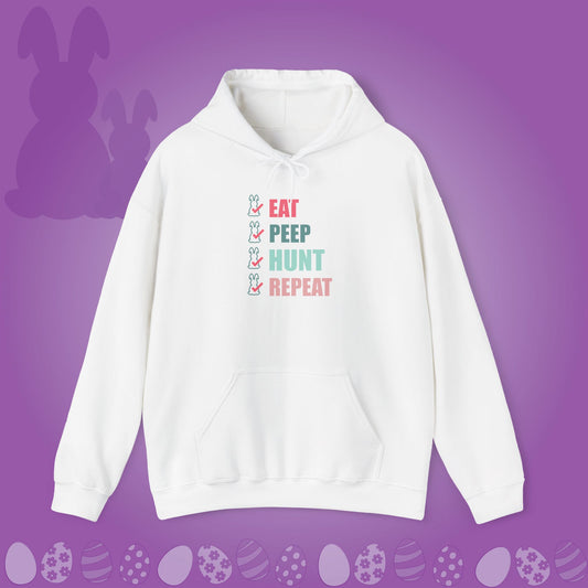 Eat Peep Hunt Repeat Unisex Hoodie