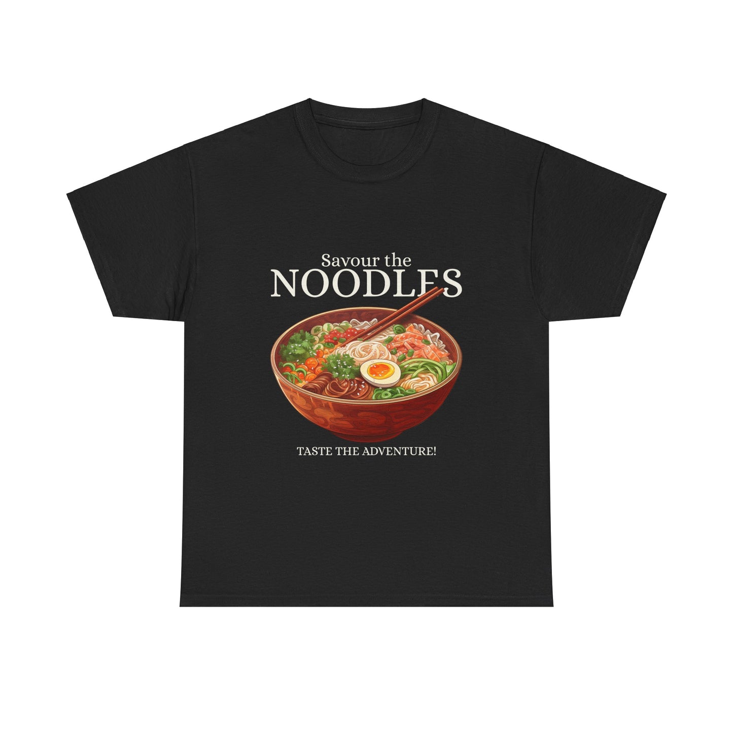 Savour the Noodles Taste the Adventure Anime Noodles T-shirt