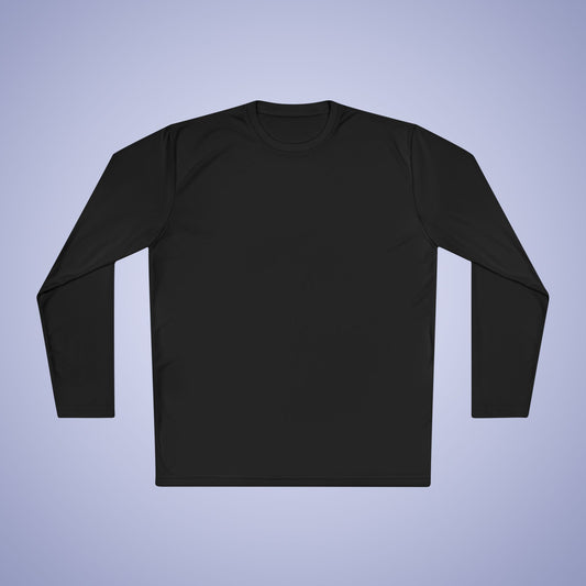 Blank Black Unisex Lightweight Long Sleeve T Shirt