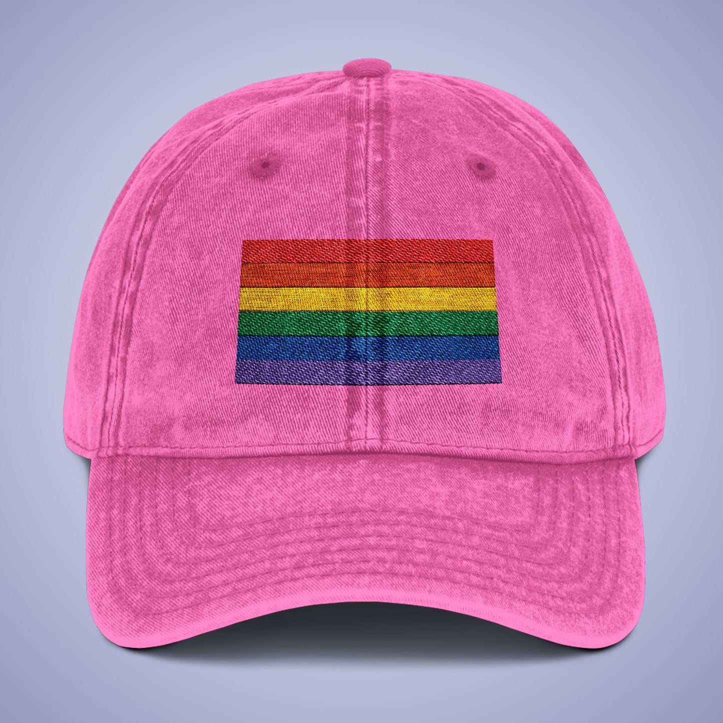 Vintage Pride Month Cap - Comfortable Embroidered Cap