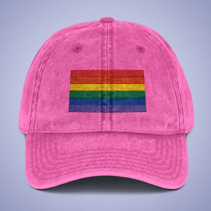 Vintage Pride Month Cap - Comfortable Embroidered Cap