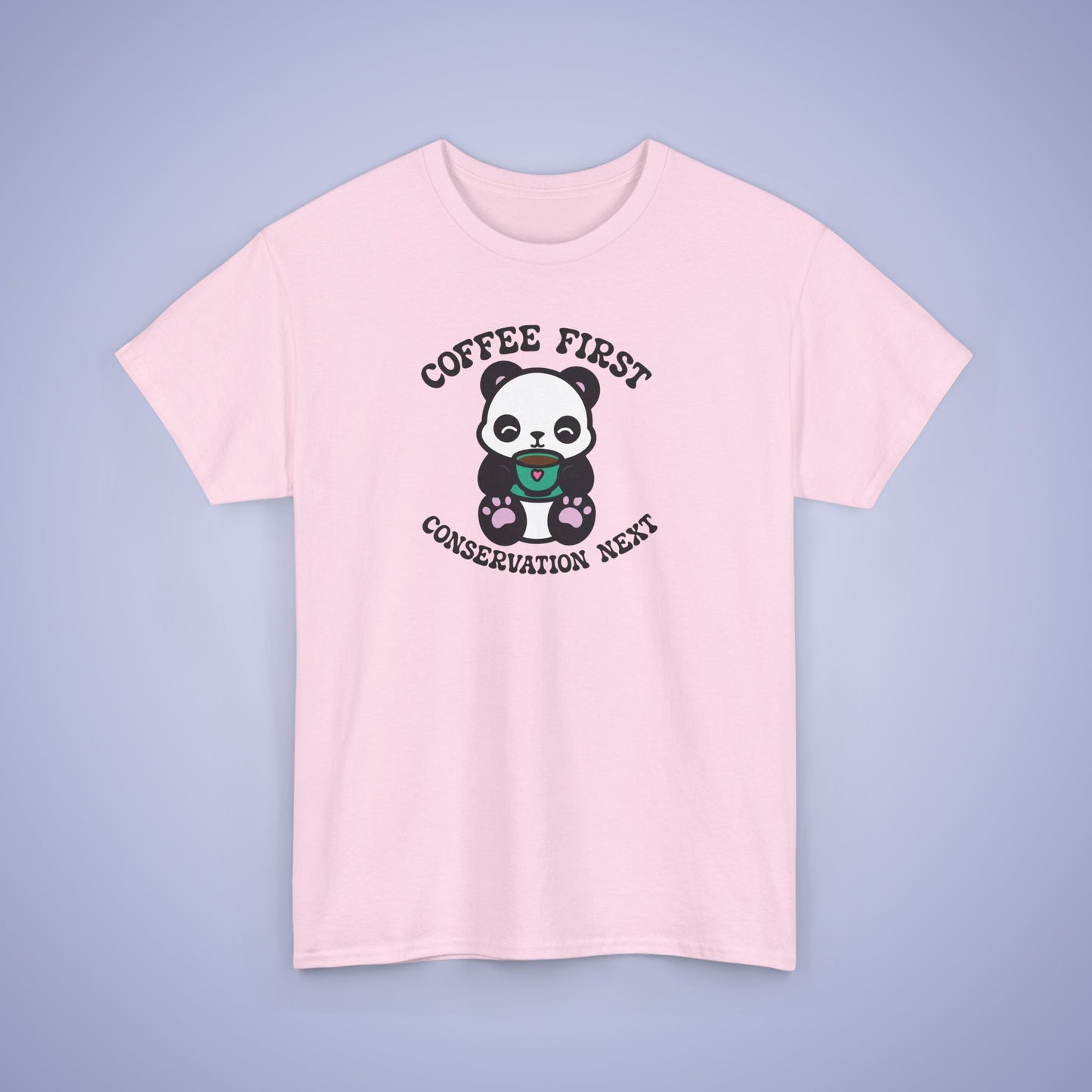 Coffee First Conservation Next National Panda Day Unisex T Shirt