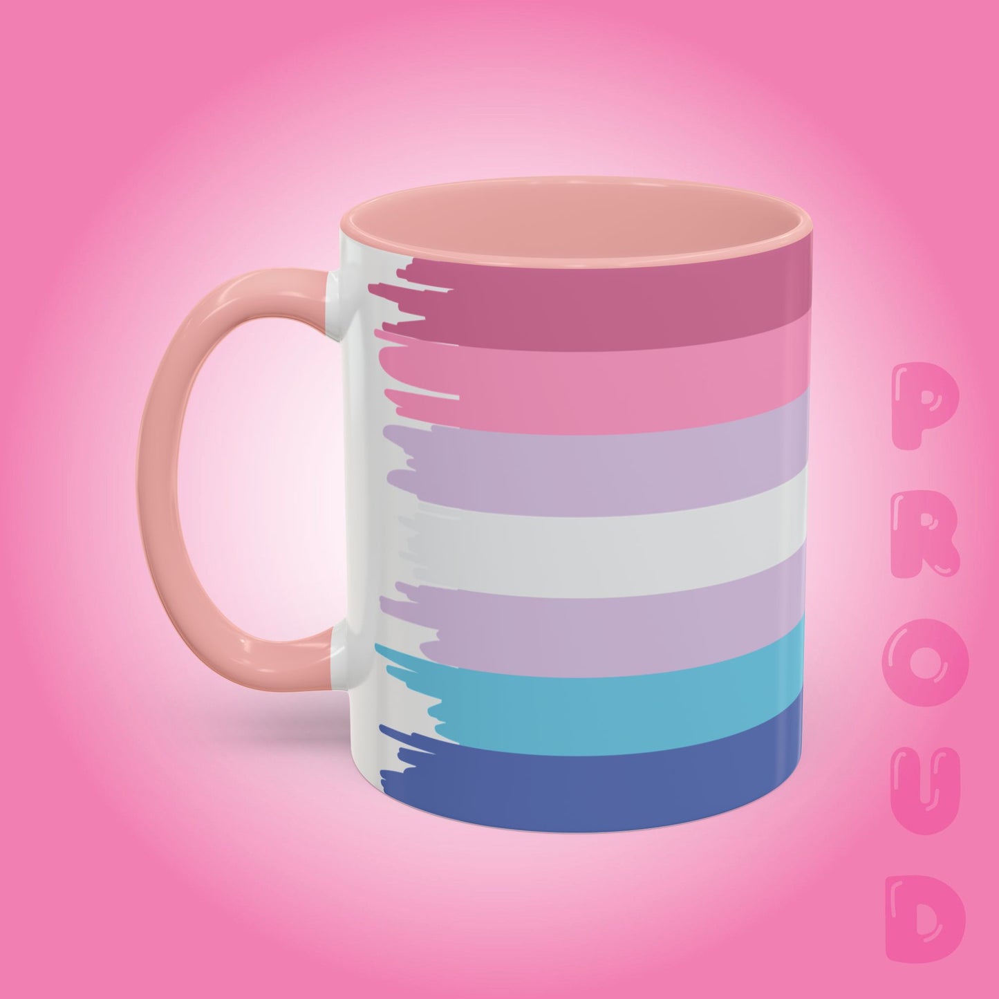 Bigender Paint Style Coffee Mug