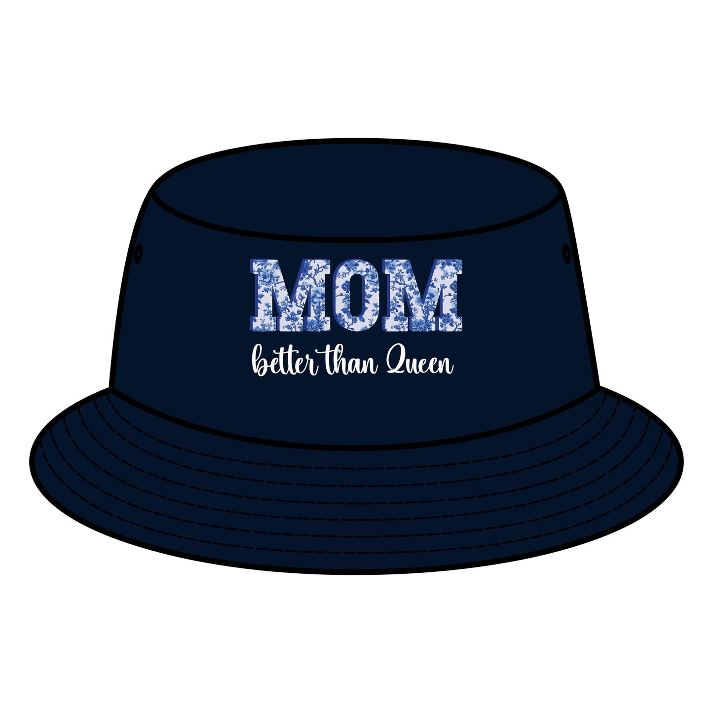 Mom Better than Queen Bucket Hat Gift for Mother's Day