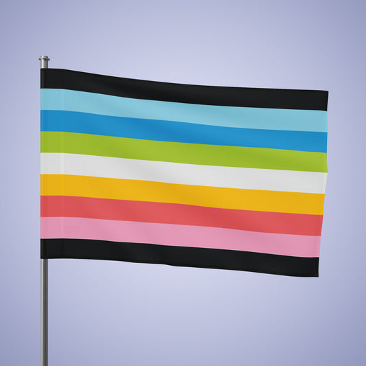 Queer Pride Month Flag Banner Small Medium & Large