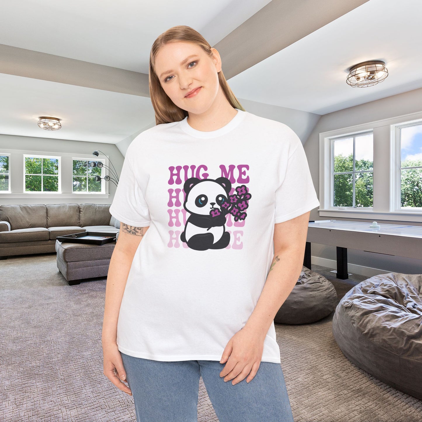 Hug Me Panda Lover National Panda Day Unisex T Shirt
