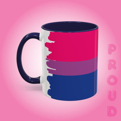 Bisexual Paint Style Coffee Mug