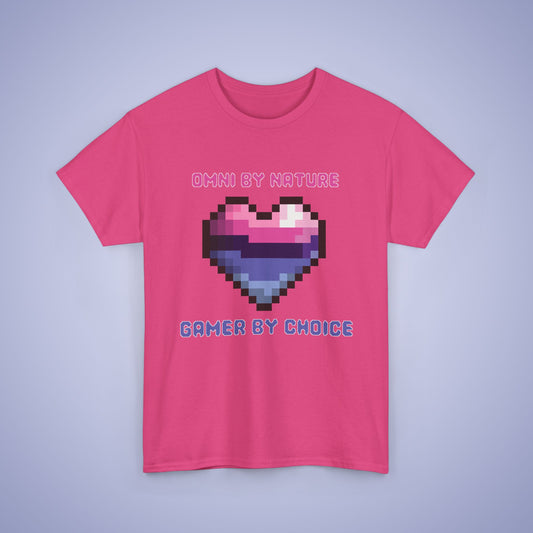 Omni By Nature Gamer By Choice LGBT Pride Month Matching  T Shirt Unisex