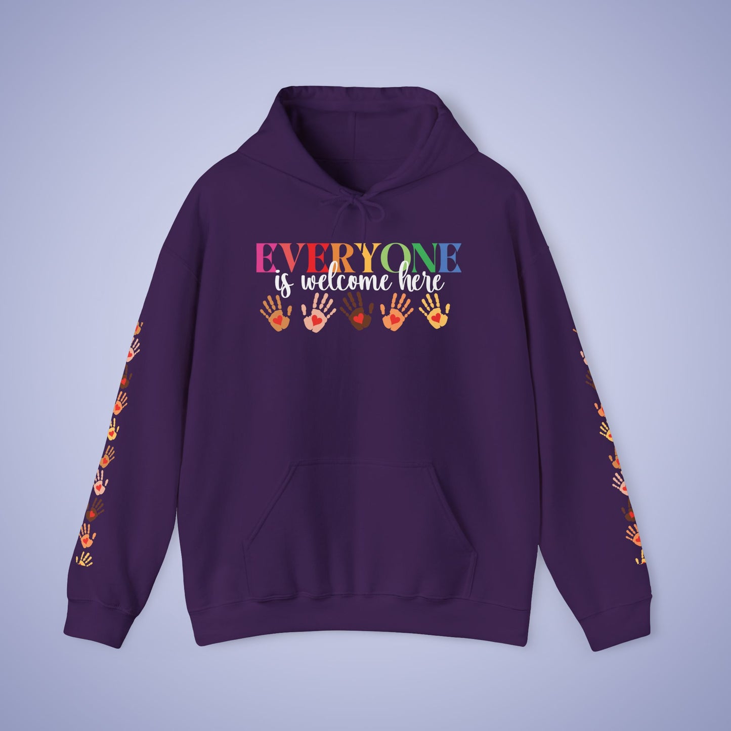 Everyone is Welcome Here Unisex Hoodie