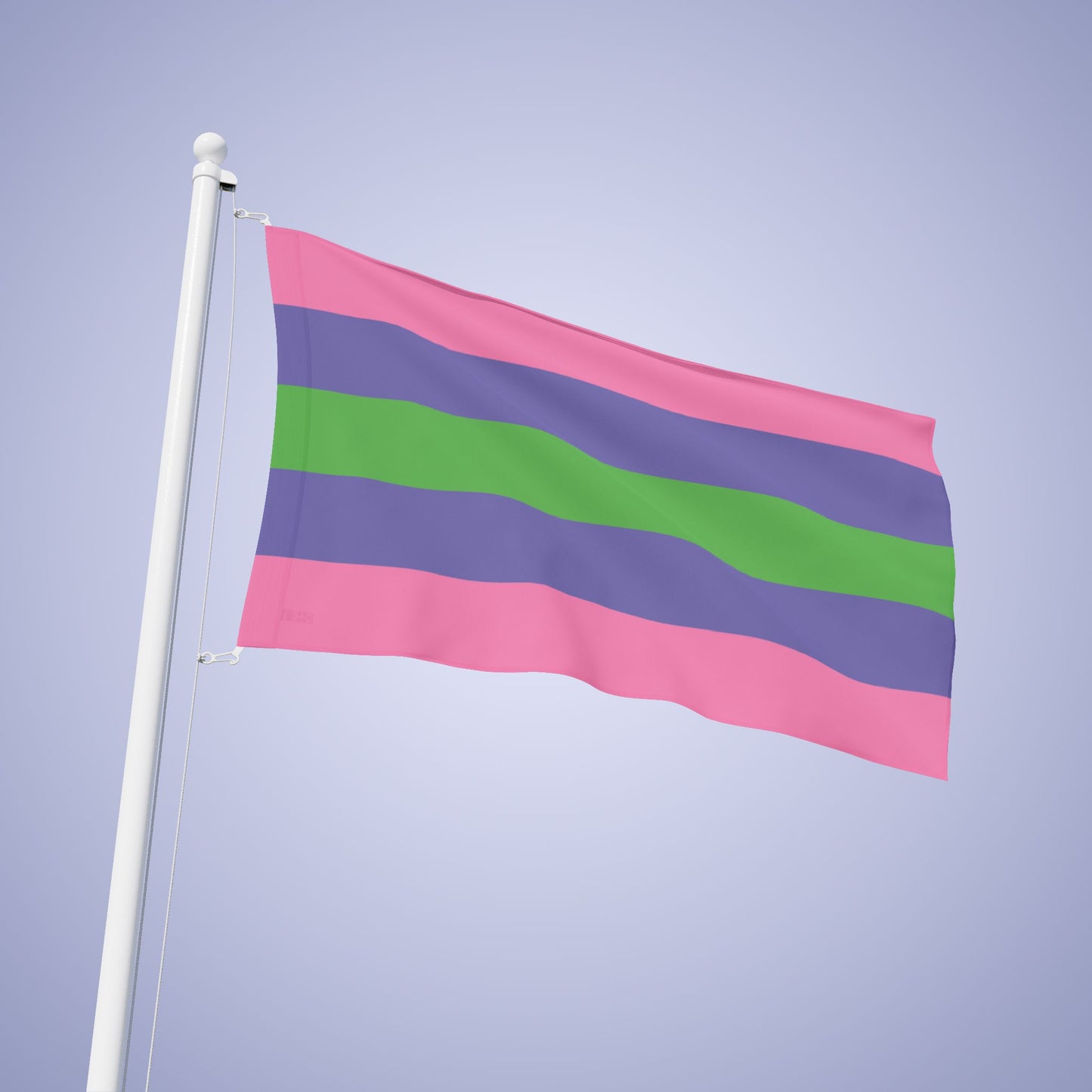 Trigender Pride Month Flag Banner Small Medium & Large