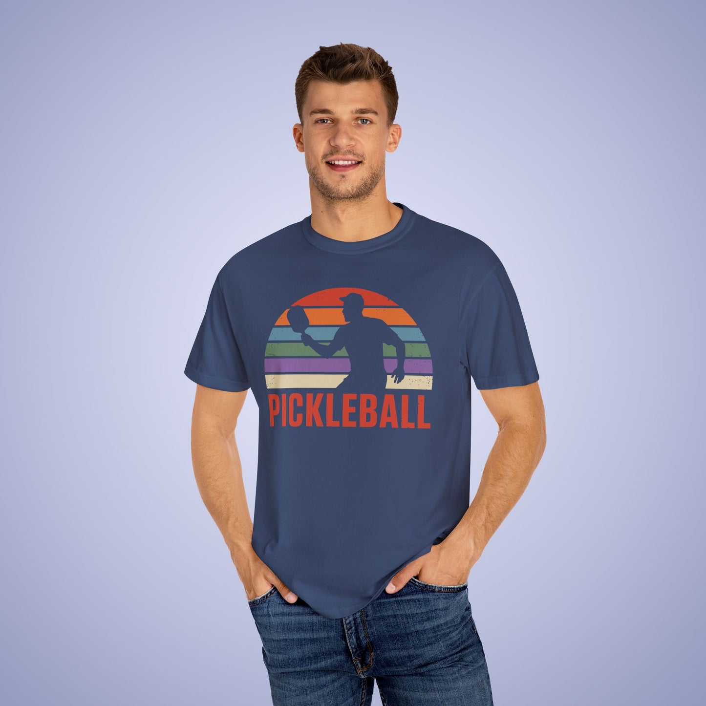 Retro Pickleball Comfort Colors T Shirt Unisex