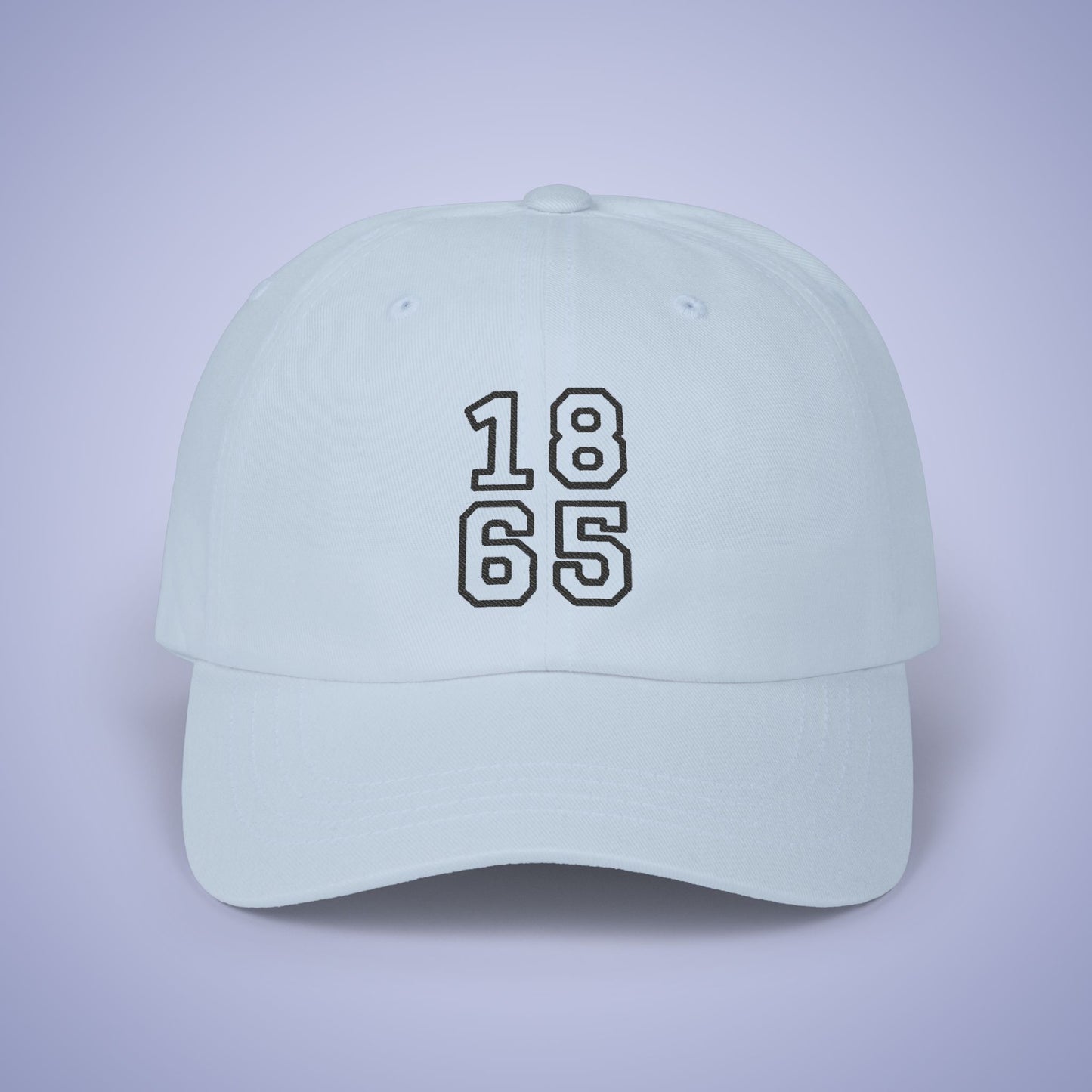 Juneteenth 1865 Embroidered Classic Dad Cap Unisex Black Embroidery