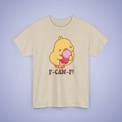Pink Ice Cream Lover F CAW F Cute Funny Chick Unisex Chicken T Shirt