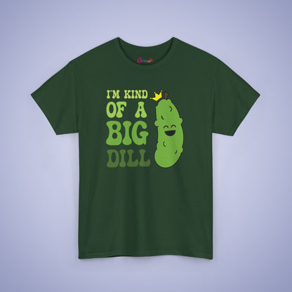 Im Kind of a Big Dill Pickle Lover Pickleball Tee Graphic Design T Shirt