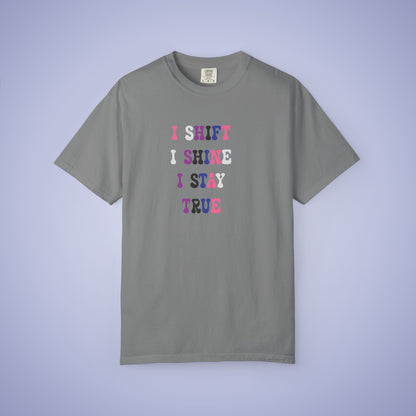 I Shift I Shine I Stay True Gender Fluid LGBT Pride Month Comfort Colors T Shirt Unisex