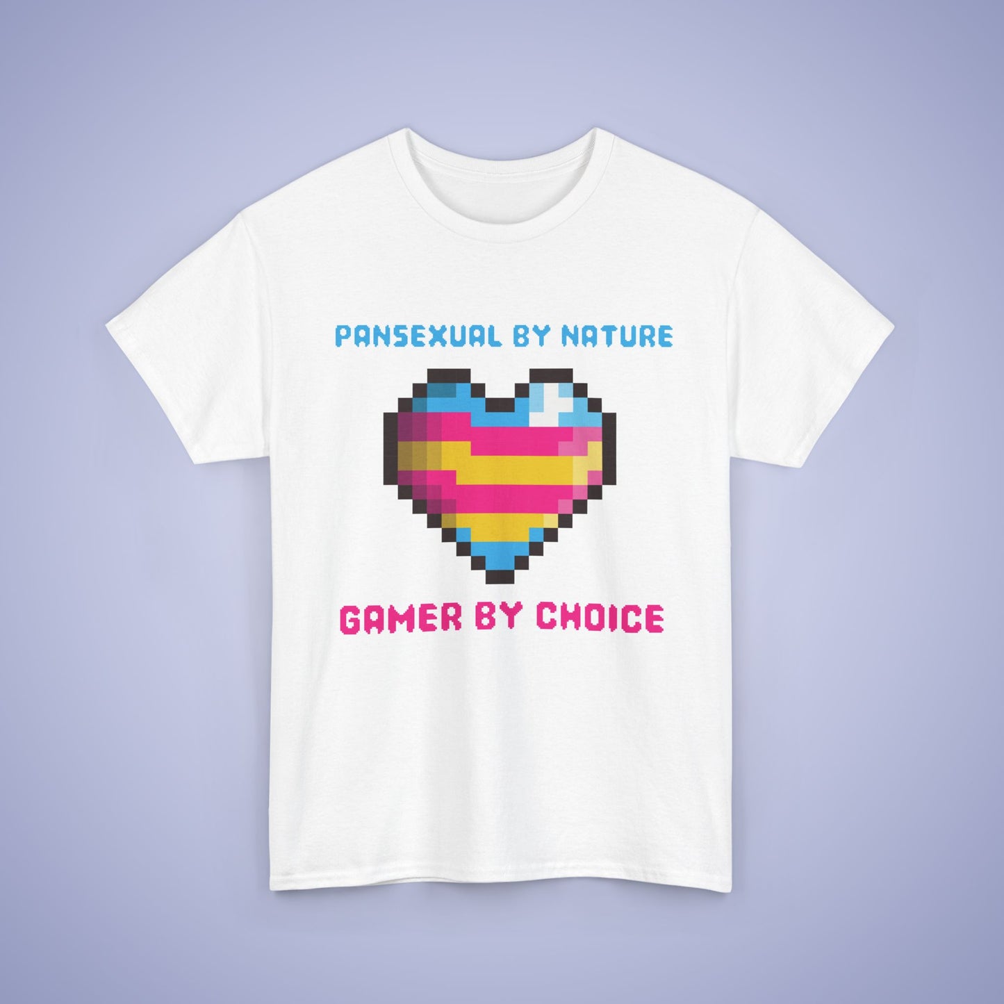 Pansexual By Nature Gamer By Choice LGBT Pride Month Matching  T Shirt Unisex