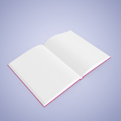 Travel Journal Personalized Name Light Pink Graduation Gift Hard Backed Notebook