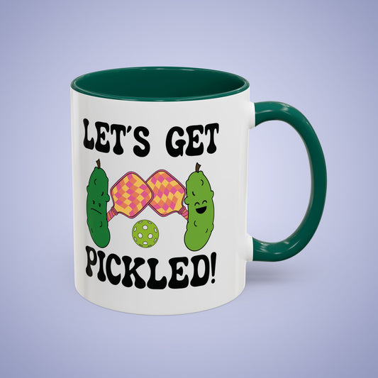 Lets Get Pickled Pickleball Mug | Fun Pickle Lover Gift Mug