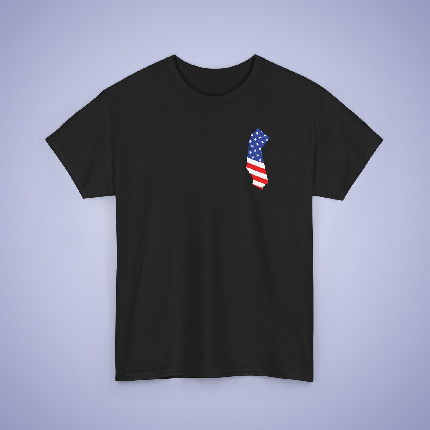 California Map Pocket Art Proud American Unisex T Shirt