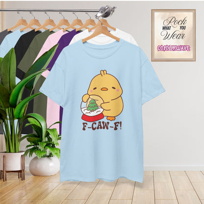 Christmas Snowglobe F CAW F Cute Funny Chick Unisex Chicken T Shirt