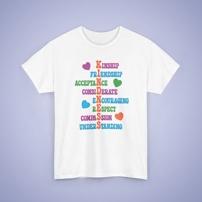 Kindness Wordgram Unity Day Teachers T Shirt Unisex