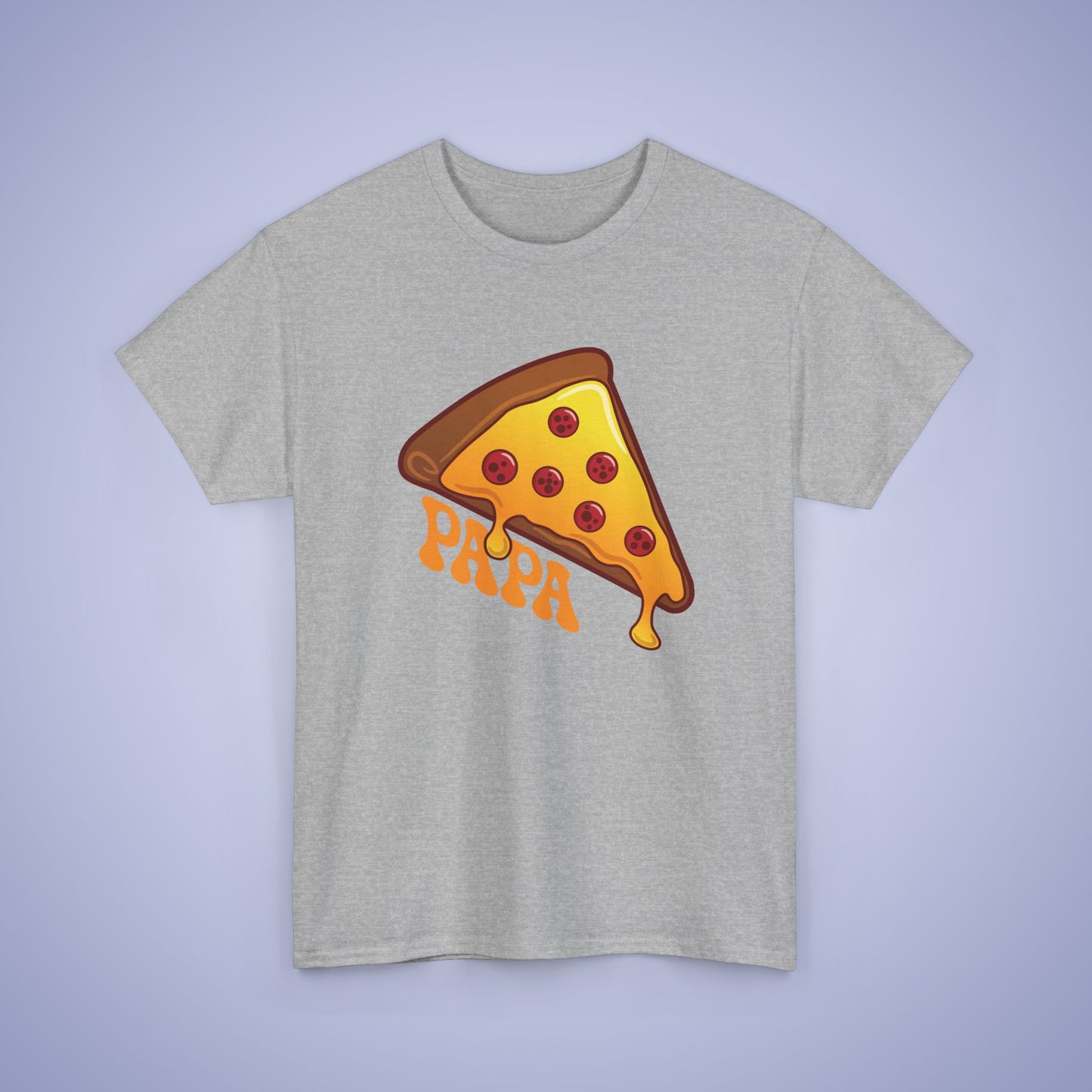 Pizza Papa Graphic Art Pizza Lover Funny Dad or Fathers T Shirt
