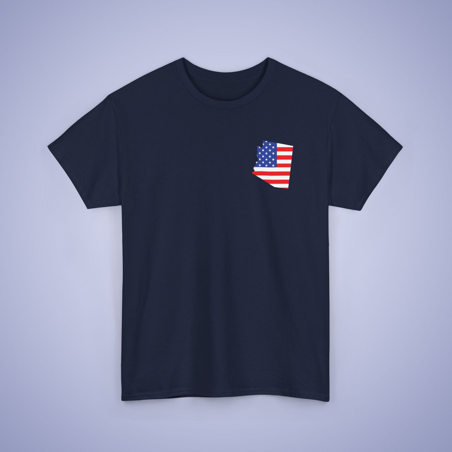 Arizona Map Pocket Art Proud American Unisex T Shirt