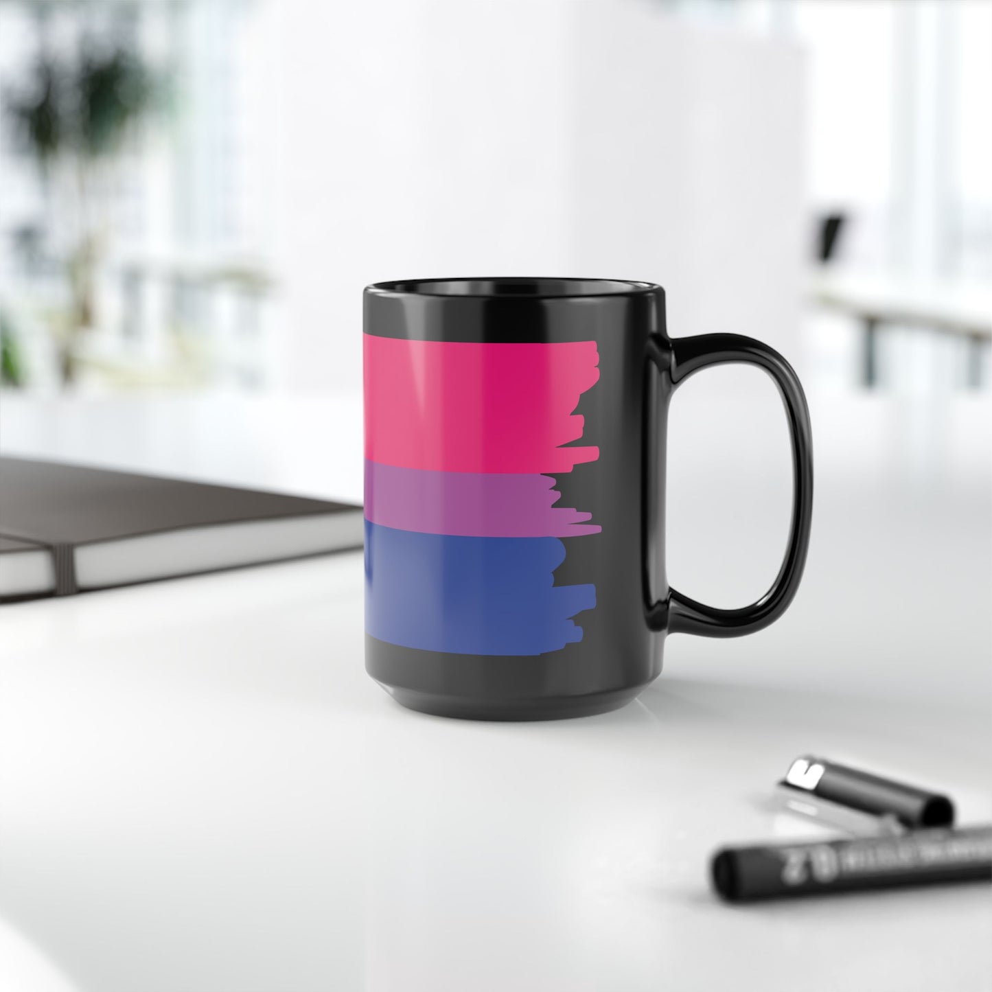 Bi Sexual Pride Month LGBTQ Black 11oz or 15oz Coffee Mug