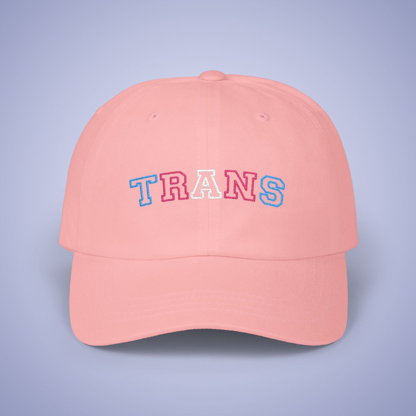 Transexual Pride Month Embroidered Classic Dad Cap Unisex Coloured Embroidery