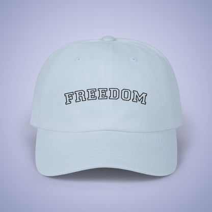Freedom Juneteenth Embroidered Classic Dad Cap Unisex Black Embroidery