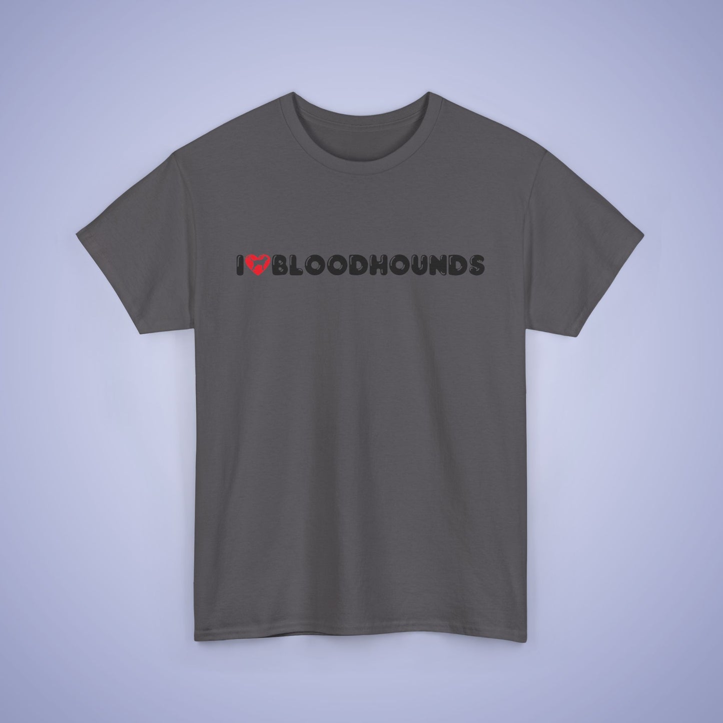 I Heart Bloodhounds Unisex T Shirt